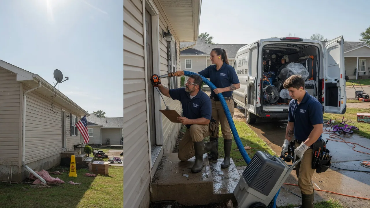 Ceiling Water Damage Restoration in Mulkeytown, IL near me